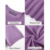 imagePJ PAUL JONES Mens TShirts Knit Crewneck Shirt Casual Short Sleeve Textured Pullover TeesPurple