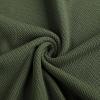 imagePJ PAUL JONES Mens Zipper Polo Shirt Textured Casual Knit Short Sleeve Polo T ShirtArmy Green