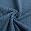 imagePJ PAUL JONES Mens Zipper Polo Shirt Textured Casual Knit Short Sleeve Polo T ShirtIndigo Blue
