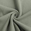 imagePJ PAUL JONES Mens Zipper Polo Shirt Textured Casual Knit Short Sleeve Polo T ShirtKhaki Green
