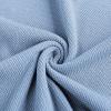 imagePJ PAUL JONES Mens Zipper Polo Shirt Textured Casual Knit Short Sleeve Polo T ShirtLight Blue