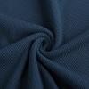 imagePJ PAUL JONES Mens Zipper Polo Shirt Textured Casual Knit Short Sleeve Polo T ShirtNavy Blue