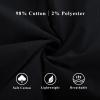 imagePJ PAUL JONES Mens Short Sleeve Button Down Shirts Summer Beach Shirts Untuckit Cotton Shirt with PocketBlack