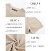 imagePJ PAUL JONES Mens Casual TShirts Classic Short Sleeve Knit Tees Crewneck Solid Tee ShirtsApricot