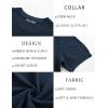 imagePJ PAUL JONES Mens Casual TShirts Classic Short Sleeve Knit Tees Crewneck Solid Tee ShirtsDark Blue