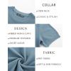 imagePJ PAUL JONES Mens Casual TShirts Classic Short Sleeve Knit Tees Crewneck Solid Tee ShirtsGrey Blue