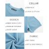 imagePJ PAUL JONES Mens Casual TShirts Classic Short Sleeve Knit Tees Crewneck Solid Tee ShirtsLight Blue