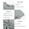 imagePJ PAUL JONES Mens Casual TShirts Classic Short Sleeve Knit Tees Crewneck Solid Tee ShirtsLight Grey