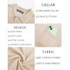 imagePJ PAUL JONES Mens Knit Polo Shirts Casual Short Sleeve Shirt Summer Button Down ShirtsApricot