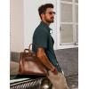 imagePJ PAUL JONES Mens Button Down Short Sleeve Shirts Casual WrinkleFree Dress Shirts Summer BeachOlive Green