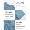 imagePJ PAUL JONES Mens Polo Shirts Short Sleeve Textured Knit Polo Shirt Ribbed Casual Golf ShirtsBlue