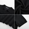 imagePJ PAUL JONES Mens Polo Shirts Short Sleeve VNeck Ribbed Polo Shirt Casual Breathable Knit PoloBlack