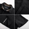 imagePJ PAUL JONES Mens Short Sleeve Button Down Shirts Casual Beach Summer Vacation ShirtsBlack