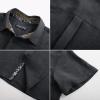 imagePJ PAUL JONES Mens Short Sleeve Button Down Shirts Casual Beach Summer Vacation ShirtsDark Grey