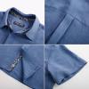 imagePJ PAUL JONES Mens Short Sleeve Button Down Shirts Casual Beach Summer Vacation ShirtsGrey Blue