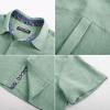 imagePJ PAUL JONES Mens Short Sleeve Button Down Shirts Casual Beach Summer Vacation ShirtsLight Green