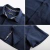 imagePJ PAUL JONES Mens Short Sleeve Button Down Shirts Casual Beach Summer Vacation ShirtsNavy Blue