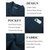 imagePJ PAUL JONES Mens Short Sleeve Button Down Shirts Untuckit Cuban Casual Shirt with Pocket for Summer BeachNavy Blue