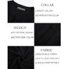 imagePJ PAUL JONES Mens TShirts Henley Short Sleeve Shirt Casual Textured Knit TShirtBlack