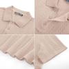 imagePJ PAUL JONES Mens Casual Knit Polor Shirt Short Sleeve Collared ShirtApricot