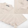 imagePJ PAUL JONES Mens Casual Knit Polor Shirt Short Sleeve Collared ShirtLight Apricot
