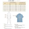 imagePJ PAUL JONES Mens Polo Shirts V Neck Textured Polo Shirt QuickDry Golf ShirtsKhaki