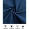 imagePJ PAUL JONES Mens Button Down Shirt Short Sleeve Casual Shirt Wrinkle Free Dress Shirt Summer Beach ShirtDark Blue