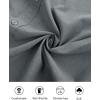 imagePJ PAUL JONES Mens Button Down Shirt Short Sleeve Casual Shirt Wrinkle Free Dress Shirt Summer Beach ShirtDark Grey