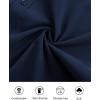 imagePJ PAUL JONES Mens Button Down Shirt Short Sleeve Casual Shirt Wrinkle Free Dress Shirt Summer Beach ShirtNavy Blue