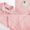 imagePJ PAUL JONES Mens Casual Button Down Shirts Short Sleeve Cotton Summer Beach Shirt with PocketsPink