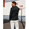 imagePJ PAUL JONES Mens Blazer Casual Sport Coat Slim Fit Lightweight Two Button Suit Blazer JacketBlack