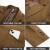 imagePJ PAUL JONES Mens Blazer Casual Sport Coat Slim Fit Lightweight Two Button Suit Blazer JacketCoffee