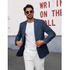 imagePJ PAUL JONES Mens Blazer Casual Sport Coat Slim Fit Lightweight Two Button Suit Blazer JacketNavy Blue