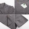imagePJ PAUL JONES Mens Casual Button Down Shirt Short Sleeve Cuban Beach Shirt WrinkleFree Summer Shirts with PocketDark Gray
