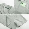 imagePJ PAUL JONES Mens Casual Button Down Shirt Short Sleeve Cuban Beach Shirt WrinkleFree Summer Shirts with PocketGray Green