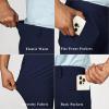 imagePJ PAUL JONES Mens Golf Pants 4Way Stretch Lightweight Work Casual Trousers Slim Fit Dress Pants with PocketsNavy Blue