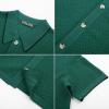 imagePJ PAUL JONES Mens Knit Polo Shirt Short Sleeve Button Down Shirt Vintage Summer Beach ShirtsGreen