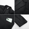 imagePJ PAUL JONES Mens Linen Casual Blazer Sport Coats Lightweight One Button Suit Jacket for SummerBlack