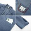imagePJ PAUL JONES Mens Linen Casual Blazer Sport Coats Lightweight One Button Suit Jacket for SummerDenim Blue