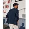 imagePJ PAUL JONES Mens Linen Casual Blazer Sport Coats Lightweight One Button Suit Jacket for SummerNavy
