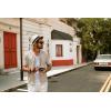 imagePJ PAUL JONES Mens Summer Knit Shirts Casual Short Sleeve Shirts Fashion Button Down ShirtsApricot