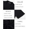 imagePJ PAUL JONES Mens Summer Knit Shirts Casual Short Sleeve Shirts Fashion Button Down ShirtsBlack