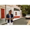 imagePJ PAUL JONES Mens Summer Knit Shirts Casual Short Sleeve Shirts Fashion Button Down ShirtsBlack