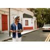 imagePJ PAUL JONES Mens Summer Knit Shirts Casual Short Sleeve Shirts Fashion Button Down ShirtsBlue