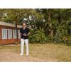imagePJ PAUL JONES Men Casual Shirt Short Sleeve Summer Shirt Fashion Texture Button Down ShirtBlack