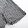 imagePJ PAUL JONES Men Casual Shirt Short Sleeve Summer Shirt Fashion Texture Button Down ShirtGrey