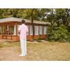 imagePJ PAUL JONES Men Casual Shirt Short Sleeve Summer Shirt Fashion Texture Button Down ShirtPink