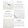 imagePJ PAUL JONES Men Casual Shirt Short Sleeve Summer Shirt Fashion Texture Button Down ShirtWhite