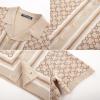 imagePJ PAUL JONES Mens 70S Shirts Vintage Shirts Button Down Cuban Collar Knitted Polo ShirtBeige