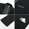 imagePJ PAUL JONES Mens Blazer Jackets Lightweight Casual Suits Stylish Sport Jacket for MenBlack